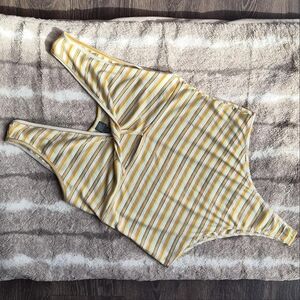 Wild Fable Multicolor Striped Bodysuit